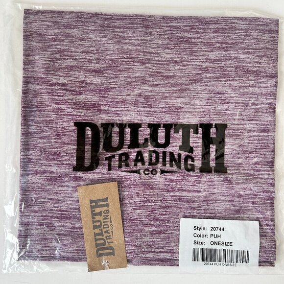 Duluth Trading Co Accessories - NWT Duluth Trading Co Neck Gator Heather Purple O/S 20744 Lightweight Poly Blend